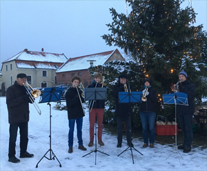 Bläser Adventsmarkt Pechau 2017