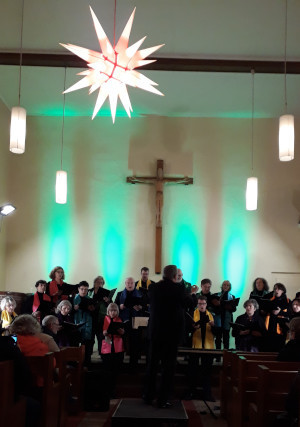 Konzert Der Kreuzhorster am 3.12.2021 in der Randauer Kirche