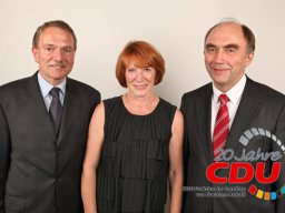 Feier 20 Jahre CDU-Landtagsfraktion, Jürgen Scharf, Irma Oeding, Dr. Bergner