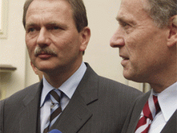 Jürgen Scharf, Horst Köhler 2006